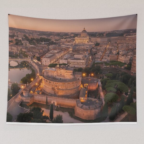 Item preview, Twilight over Castel Sant’Angelo designed and sold by ROMEPratique.