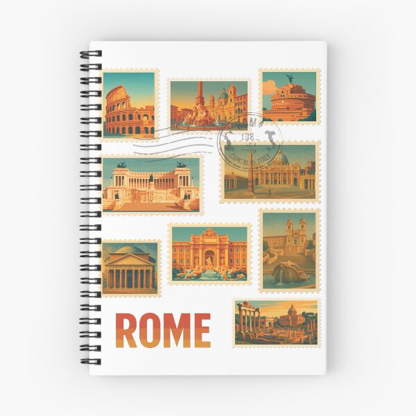 Item preview, Vintage Rome Stamps designed and sold by ROMEPratique.