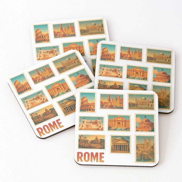 Item preview, Vintage Rome Stamps designed and sold by ROMEPratique.