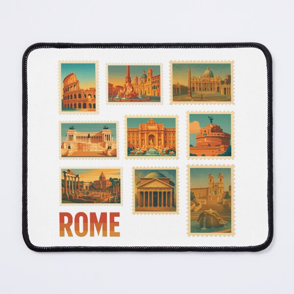 Item preview, Vintage Rome Stamps designed and sold by ROMEPratique.