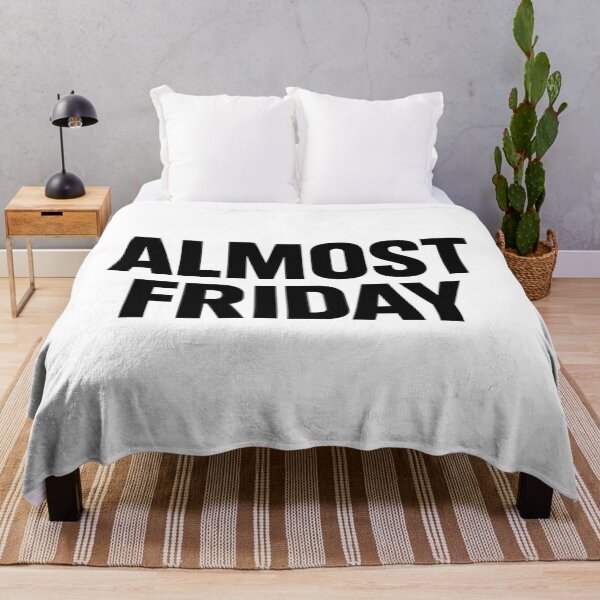 Item preview, Almost Friday Minimalist Bold Typography T-Shirt designed and sold by DailyDrivesct.