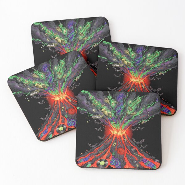 Item preview, Cursed Volcano Erupting Music Madness designed and sold by SITU art.
