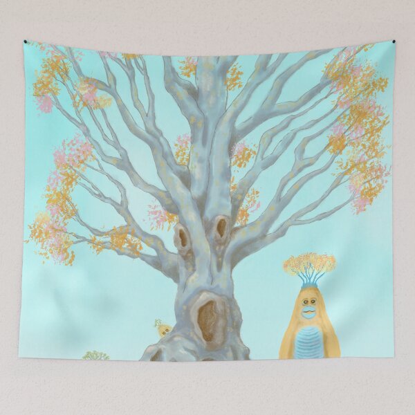 Item preview, A unique tree house and adorable birds designed and sold by greenPQBstudio.
