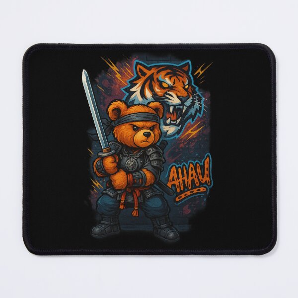 Item preview, Samurai Bear with Tiger Spirit – Ahau Designs designed and sold by Ahau Designs.