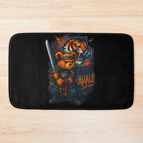 Item preview, Samurai Bear with Tiger Spirit – Ahau Designs designed and sold by Ahau Designs.