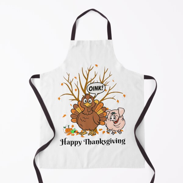 Item preview, Happy Thanksgiving Funny Turkey Pretending to Be a Pig Oink designed and sold by NoGoodDeeds.
