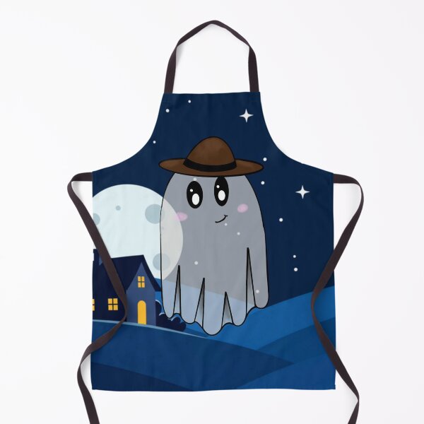 Item preview, Ghost with Haunted background designed and sold by 3PeasInAPod.