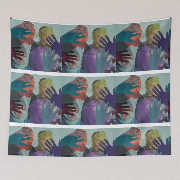 Item preview, abstract for four men covering face with hand on frame designed and sold by yostentut.