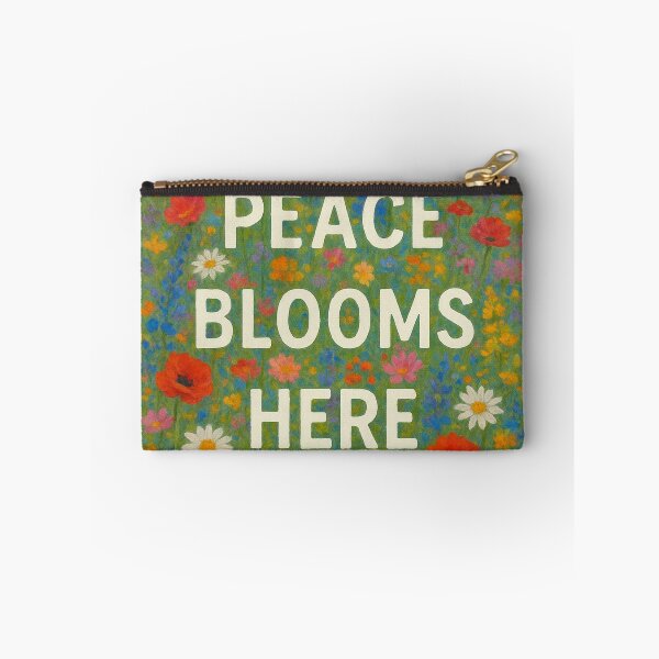 Item preview, Peace Blooms Here — Montessori Wildflower Watercolor Design designed and sold by MforMontessori.
