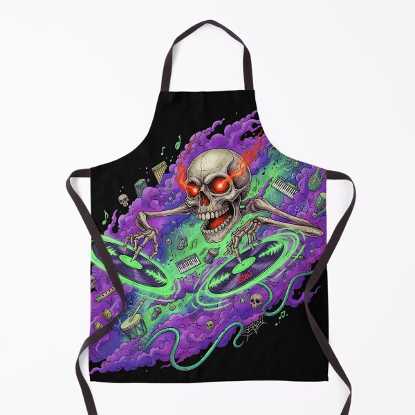 Item preview, DJ Spooky Skeleton Spinning Vinyl designed and sold by SITU art.