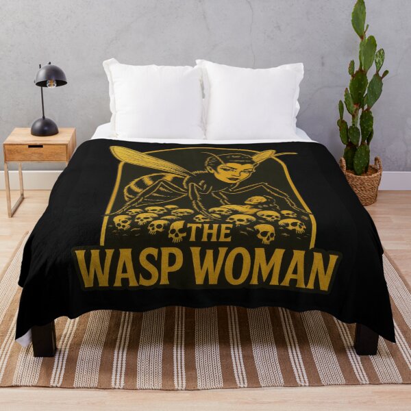 Item preview, The Wasp Woman – Gothic Skull Throne Horror designed and sold by CineVault.