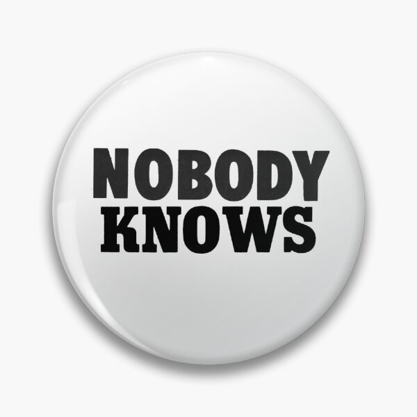 Item preview, Vintage Nobody Knows designed and sold by QuayTradingCo.