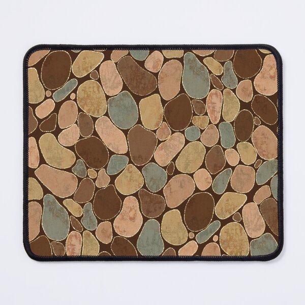 Item preview, Earthy Golden Stone with Delicate Gold Borders designed and sold by patternarya.