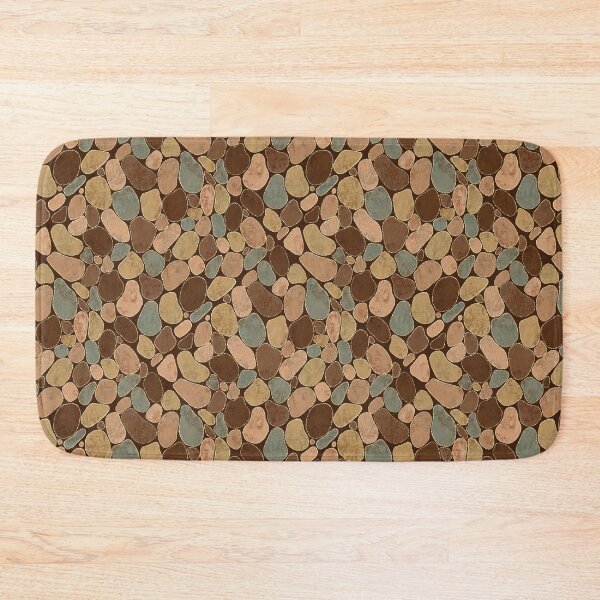 Item preview, Earthy Golden Stone with Delicate Gold Borders designed and sold by patternarya.