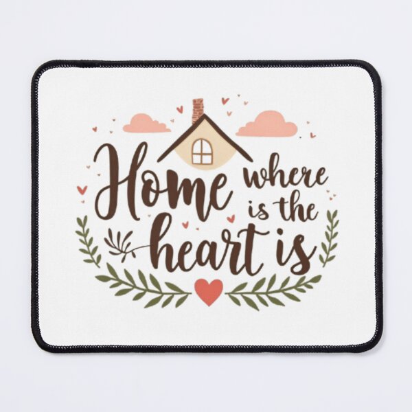 Item preview, Home Is Where the Heart Is – Comfort Tee designed and sold by WillRose-Fashon.