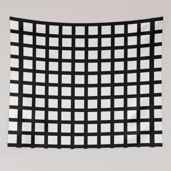 Item preview,  THICK BLACK AND WHITE CHECKS IN A RECTANGLE - CREATED BY OZCUSHIONSTOO designed and sold by ozcushionstoo.