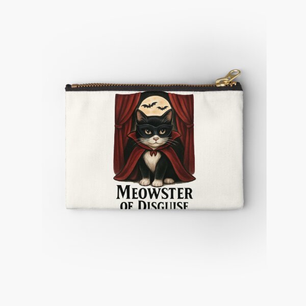 Item preview, Tuxedo Cat Vampire Disguise | Meowster of Disguise Pun Design designed and sold by Dantin.