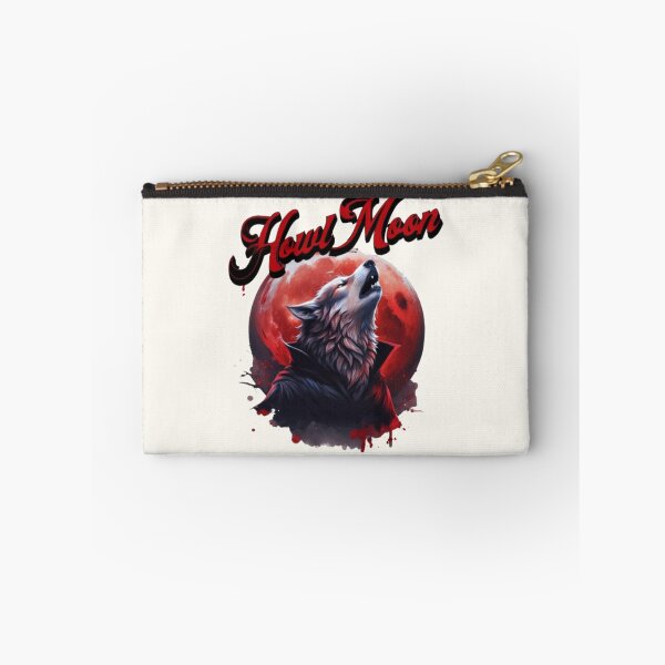 Item preview, Howl Moon Vampire Werewolf Embrace The Night Gothic Horror Pun Design designed and sold by Dantin.