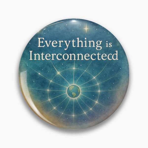 Item preview, Everything Is Interconnected — Montessori Cosmic Watercolor Design designed and sold by MforMontessori.