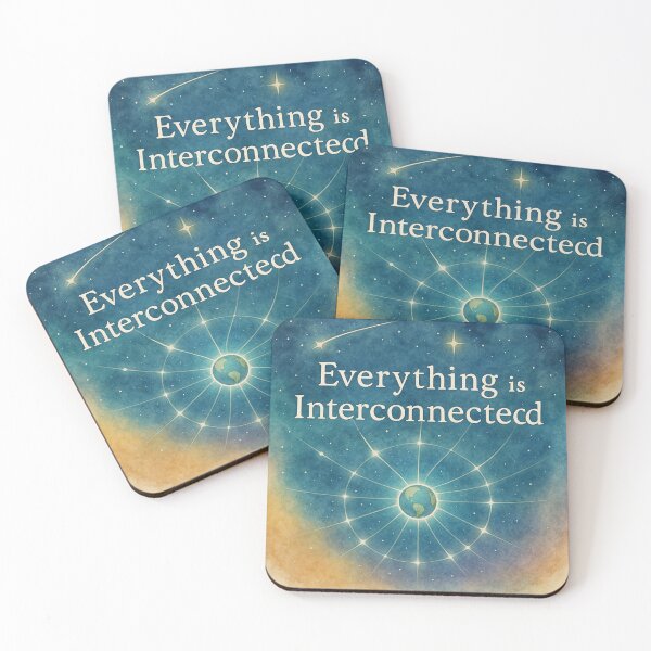 Item preview, Everything Is Interconnected — Montessori Cosmic Watercolor Design designed and sold by MforMontessori.