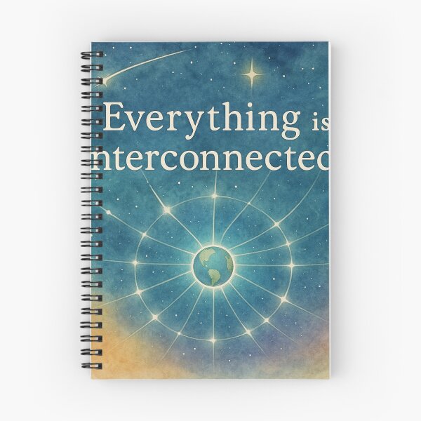 Item preview, Everything Is Interconnected — Montessori Cosmic Watercolor Design designed and sold by MforMontessori.