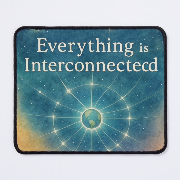 Item preview, Everything Is Interconnected — Montessori Cosmic Watercolor Design designed and sold by MforMontessori.