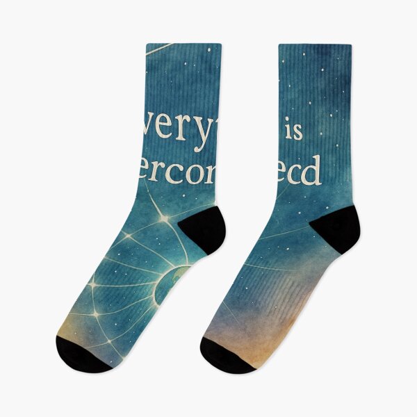 Item preview, Everything Is Interconnected — Montessori Cosmic Watercolor Design designed and sold by MforMontessori.