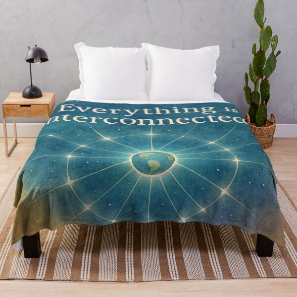 Item preview, Everything Is Interconnected — Montessori Cosmic Watercolor Design designed and sold by MforMontessori.