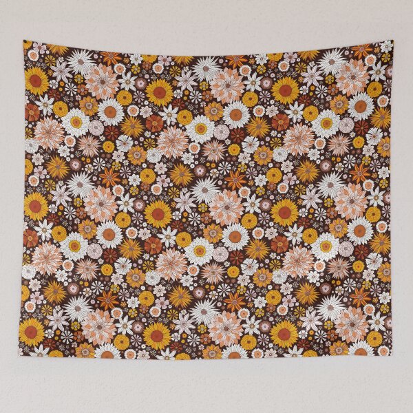 Item preview, Retro Autumn Blooms – Vintage Floral Pattern Phone Case designed and sold by Feral Confetti.