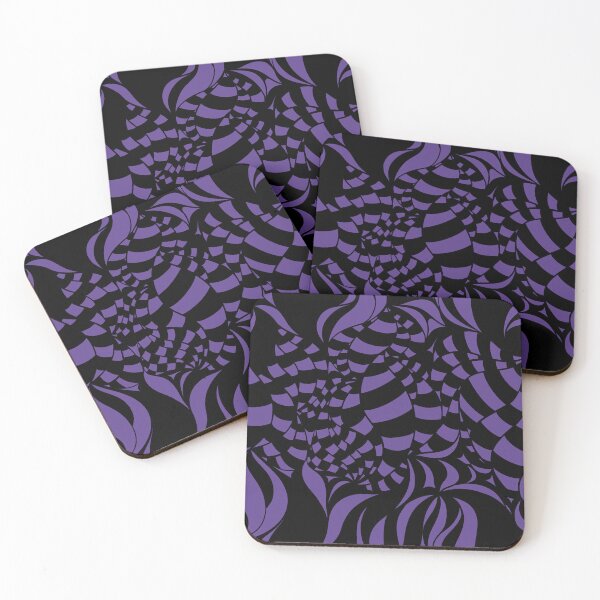 Item preview, Psychedelic Black and Purple pattern designed and sold by LAEC-Shop.