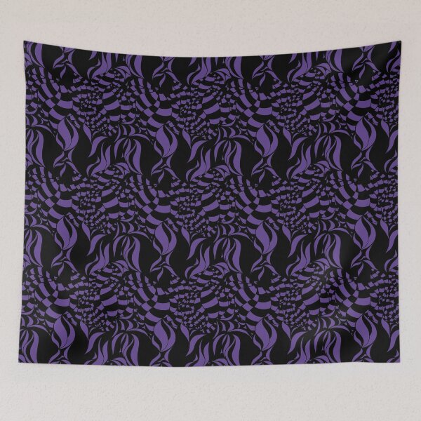 Item preview, Psychedelic Black and Purple pattern designed and sold by LAEC-Shop.