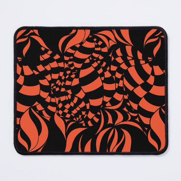 Item preview, Psychedelic Black and Orange pattern designed and sold by LAEC-Shop.