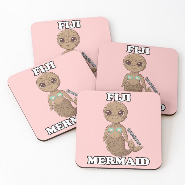 Item preview, Fiji Mermaid Wearing Shells designed and sold by AdirondacKuriosities.