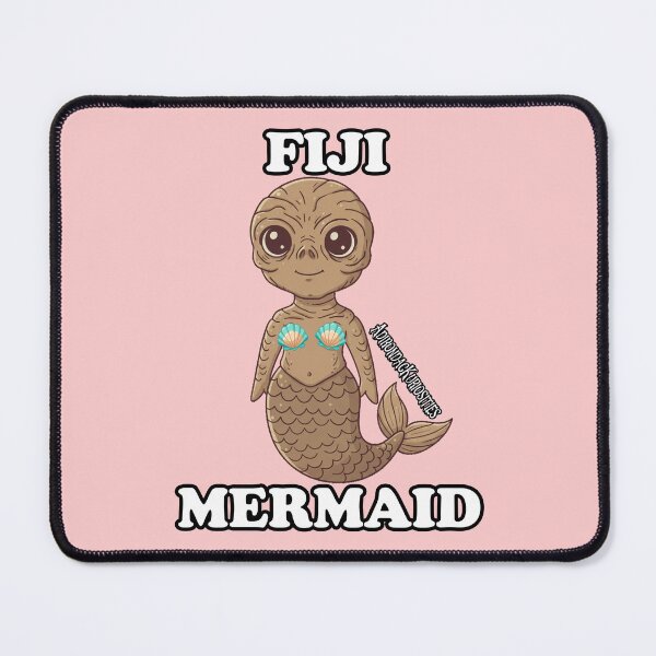 Item preview, Fiji Mermaid Wearing Shells designed and sold by AdirondacKuriosities.