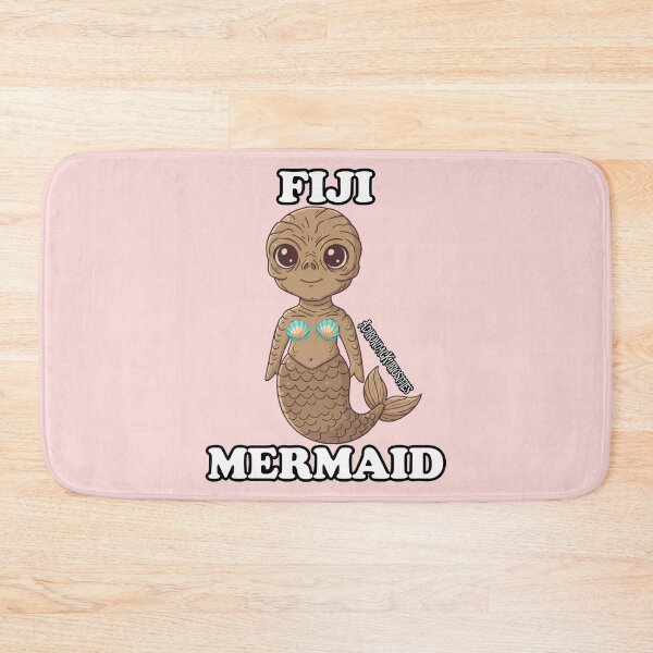 Item preview, Fiji Mermaid Wearing Shells designed and sold by AdirondacKuriosities.