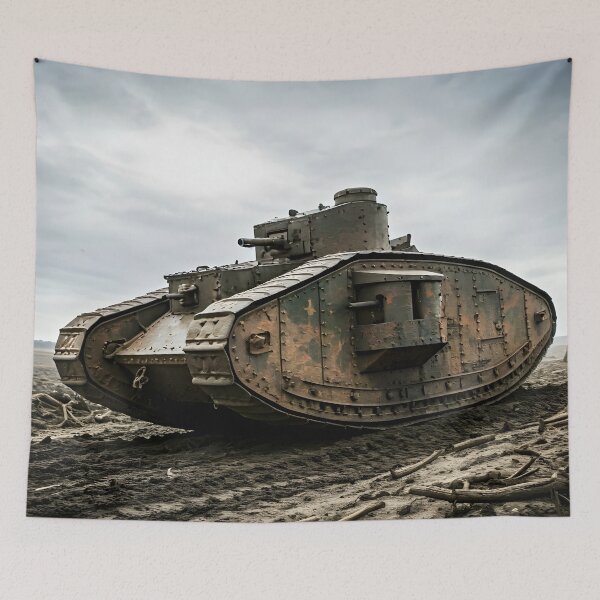 Item preview, Steel Behemoth: The Dawn of Tank Warfare designed and sold by PawPrintedArt.