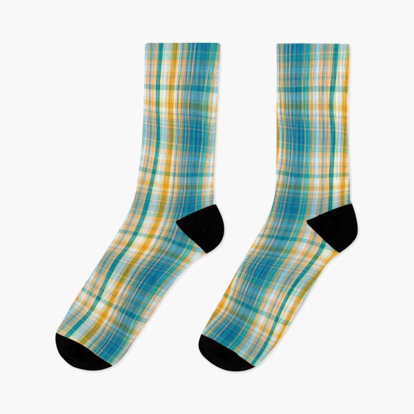 Item preview, Deep Ocean Sun Light Plaid Seamless Repeat designed and sold by Sharon Schwalbe.