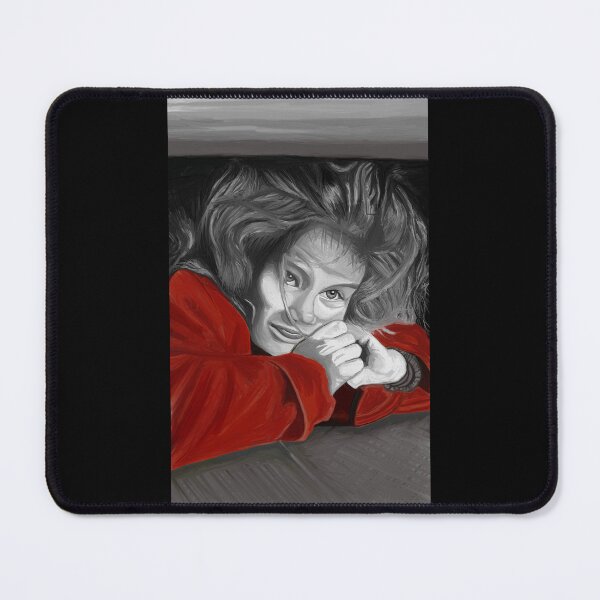 Item preview, The Girl in the Red Coat by Paula C. Jensen, digital painting, 2025.  designed and sold by PollywogDesigns.