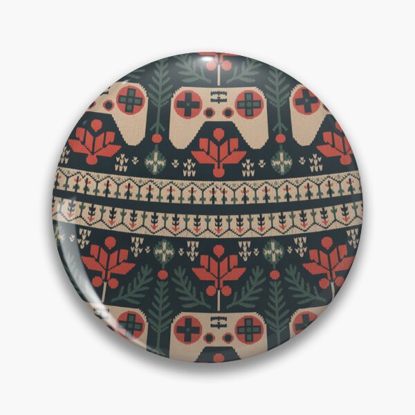 Artikelvorschau, Retro Gamer Folkart Weihnachten Wintermode entworfen und verkauft von Heritage Hive Studio.