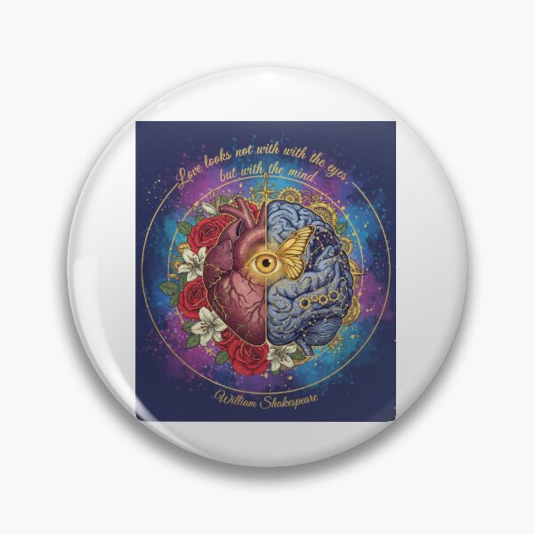 Item preview, Shakespeare Love T-Shirt: "Love looks not with the eyes, but with the mind." designed and sold by Boski22.