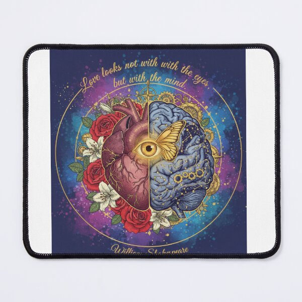 Item preview, Shakespeare Love T-Shirt: "Love looks not with the eyes, but with the mind." designed and sold by Boski22.