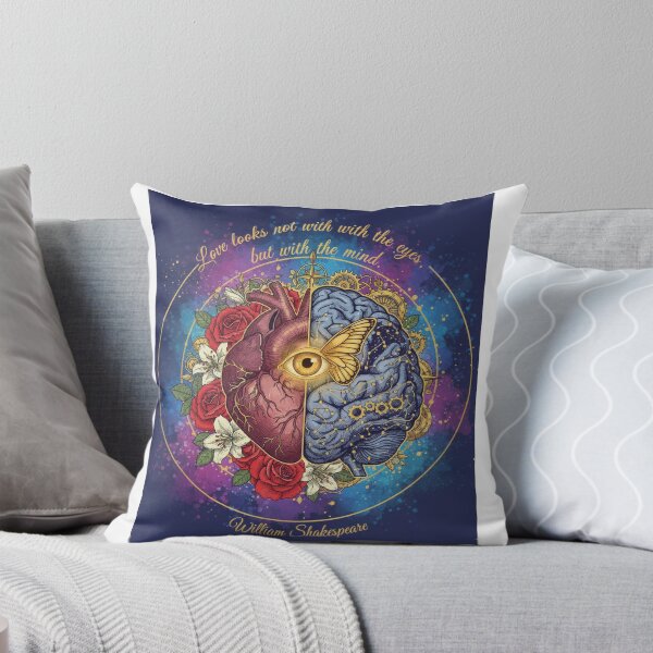 Item preview, Shakespeare Love T-Shirt: "Love looks not with the eyes, but with the mind." designed and sold by Boski22.