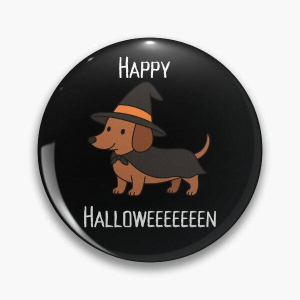 Item preview, Witchy Wiener - Cute Halloween Dachshund Dog in Witch Hat designed and sold by bruceygoosey84.