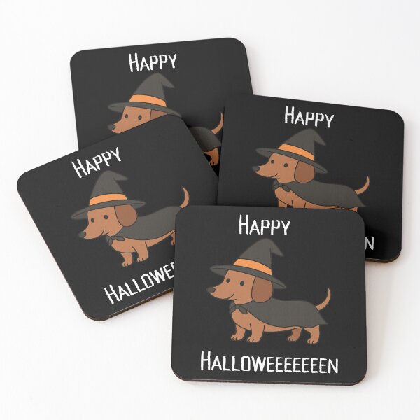 Item preview, Witchy Wiener - Cute Halloween Dachshund Dog in Witch Hat designed and sold by bruceygoosey84.
