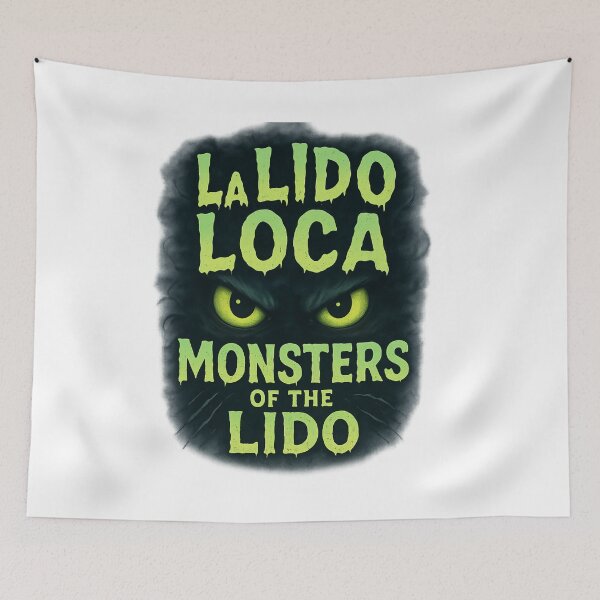 Item preview, La Lido Loca Monsters of the Lido – Spooky Halloween Shirt designed and sold by DailyDrivesct.