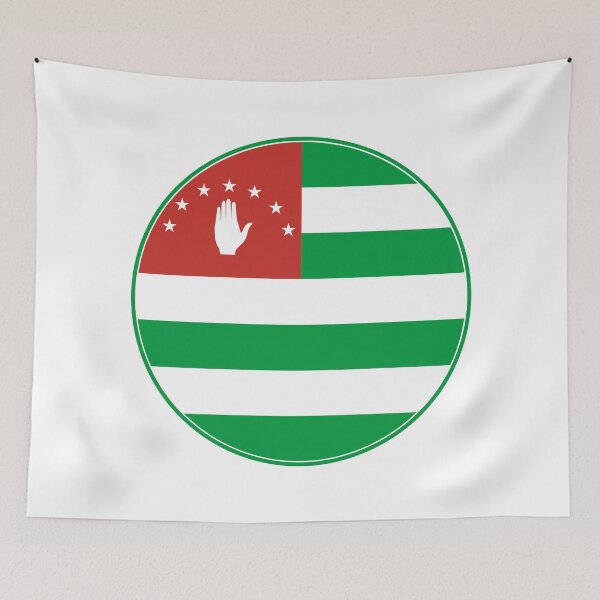 Item preview, Abkhazia Flag Circle Apsny Heritage Design designed and sold by NTGUILTY.