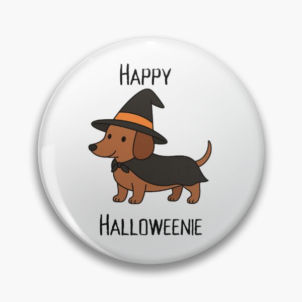 Item preview, Witchy Wiener Dog - Cute Halloween Dachshund in Witch Hat designed and sold by bruceygoosey84.
