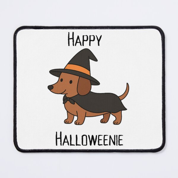 Item preview, Witchy Wiener Dog - Cute Halloween Dachshund in Witch Hat designed and sold by bruceygoosey84.