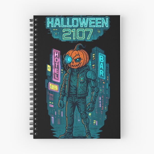 Item preview, Halloween 2107 – Cyberpunk Pumpkin Warrior designed and sold by EchoDimension.