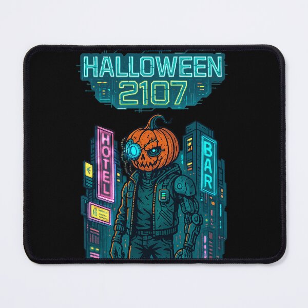 Item preview, Halloween 2107 – Cyberpunk Pumpkin Warrior designed and sold by EchoDimension.